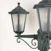 Loria Lamp Post green, black, 3-light sources