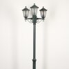 Loria Lamp Post green, black, 3-light sources