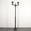 Loria Lamp Post green, black, 2-light sources