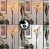 Bernado Floor Lamp - glass 12 cm Amber, 6-light sources
