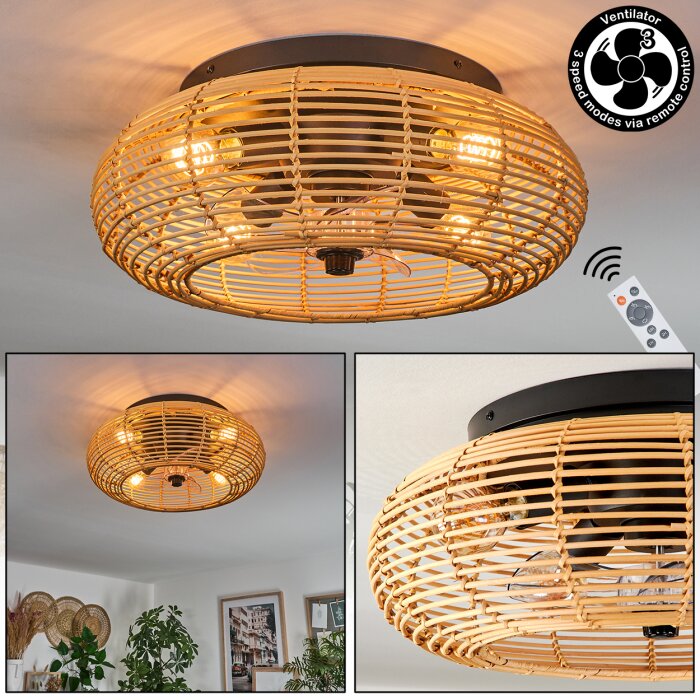 Mulstrand Ceiling Light 50 cm black, 4-light sources