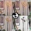 Bernado Floor Lamp - glass 10 cm Smoke-coloured, 5-light sources