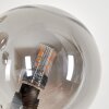 Bernado Floor Lamp - glass 10 cm clear, Smoke-coloured, 6-light sources