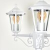 Loria Lamp Post white, 3-light sources