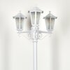 Loria Lamp Post white, 3-light sources