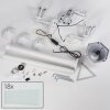 Loria Lamp Post white, 3-light sources