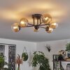 Chehalis Ceiling Light - glass 10 cm Amber, clear, 6-light sources