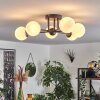 Chehalis Ceiling Light - glass 10 cm white, 6-light sources