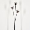 Bernado Floor Lamp - glass 10 cm clear, Smoke-coloured, 3-light sources