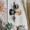 Chehalis Wall Light - glass 10 cm Amber, clear, Smoke-coloured, 3-light sources