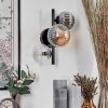 Chehalis Wall Light - glass 10 cm, 12 cm Amber, clear, Smoke-coloured, 3-light sources