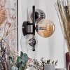 Chehalis Wall Light - glass 10 cm, 12 cm Amber, clear, Smoke-coloured, 3-light sources