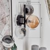 Chehalis Wall Light - glass 10 cm, 12 cm Amber, clear, Smoke-coloured, 3-light sources
