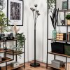 Bernado Floor Lamp - glass 10 cm clear, Smoke-coloured, 5-light sources