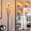Bernado Floor Lamp - glass 10 cm Amber, 5-light sources
