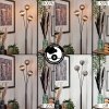 Bernado Floor Lamp - glass 12 cm Smoke-coloured, 3-light sources
