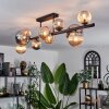 Chehalis Ceiling Light - glass 10 cm, 12 cm, 15 cm Amber, Smoke-coloured, 10-light sources