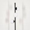 Remaisnil Floor Lamp - glass 10 cm white, 3-light sources