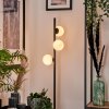 Remaisnil Floor Lamp - glass 10 cm white, 3-light sources