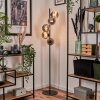 Remaisnil Floor Lamp - glass 15 cm Smoke-coloured, 5-light sources