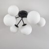 Chehalis Ceiling Light - glass 12 cm, 15 cm white, 6-light sources