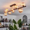 Chehalis Ceiling Light - glass 10 cm, 12 cm, 15 cm Amber, 10-light sources