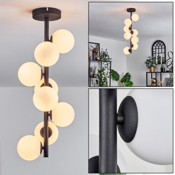 Chehalis Ceiling Light - glass 10 cm white, 8-light sources