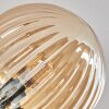 Chehalis Ceiling Light - glass 12 cm, 15 cm Amber, 6-light sources