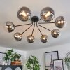 Chehalis Ceiling Light - glass 15 cm gold, black, 8-light sources