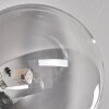 Chehalis Ceiling Light - glass 12 cm, 15 cm clear, Smoke-coloured, 6-light sources