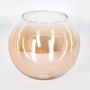 Glass lamp shade Koyoto replacement glass 25 cm Amber, clear