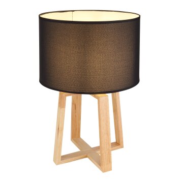 Globo MORITZ Table lamp brown, silver, 1-light source