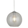 Pendant Light Searchlight BALLS chrome, transparent, clear, 1-light source