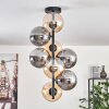 Gastor Ceiling Light - glass 15 cm Amber, Smoke-coloured, 8-light sources