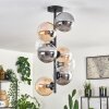 Gastor Ceiling Light - glass 15 cm Amber, clear, Smoke-coloured, 8-light sources