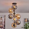 Gastor Ceiling Light - glass 15 cm Amber, clear, Smoke-coloured, 8-light sources