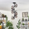 Gastor Ceiling Light - glass 15 cm clear, Smoke-coloured, 8-light sources