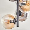 Gastor Ceiling Light - glass 15 cm Amber, clear, Smoke-coloured, 8-light sources