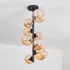Chehalis Ceiling Light - glass 10 cm, 12 cm, 15 cm Amber, 8-light sources