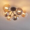 Chehalis Ceiling Light - glass 15 cm Amber, clear, Smoke-coloured, 6-light sources