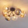 Chehalis Ceiling Light - glass 10 cm, 12 cm, 15 cm Amber, clear, Smoke-coloured, 6-light sources
