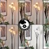 Bernado Floor Lamp - glass 10 cm white, 5-light sources