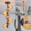 Chehalis Ceiling Light - glass 10 cm Amber, 8-light sources