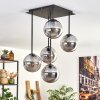 Gastor Ceiling Light - glass 15 cm Smoke-coloured, 5-light sources