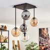 Gastor Ceiling Light - glass 15 cm Amber, clear, Smoke-coloured, 5-light sources