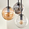 Gastor Ceiling Light - glass 15 cm Amber, clear, Smoke-coloured, 5-light sources