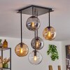 Gastor Ceiling Light - glass 15 cm Amber, clear, Smoke-coloured, 5-light sources