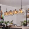Ripoll Pendant Light - glass 30 cm Amber, clear, 4-light sources