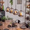 Ripoll Pendant Light - glass 25 cm chrome, 4-light sources
