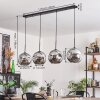 Ripoll Pendant Light - glass 25 cm chrome, 4-light sources